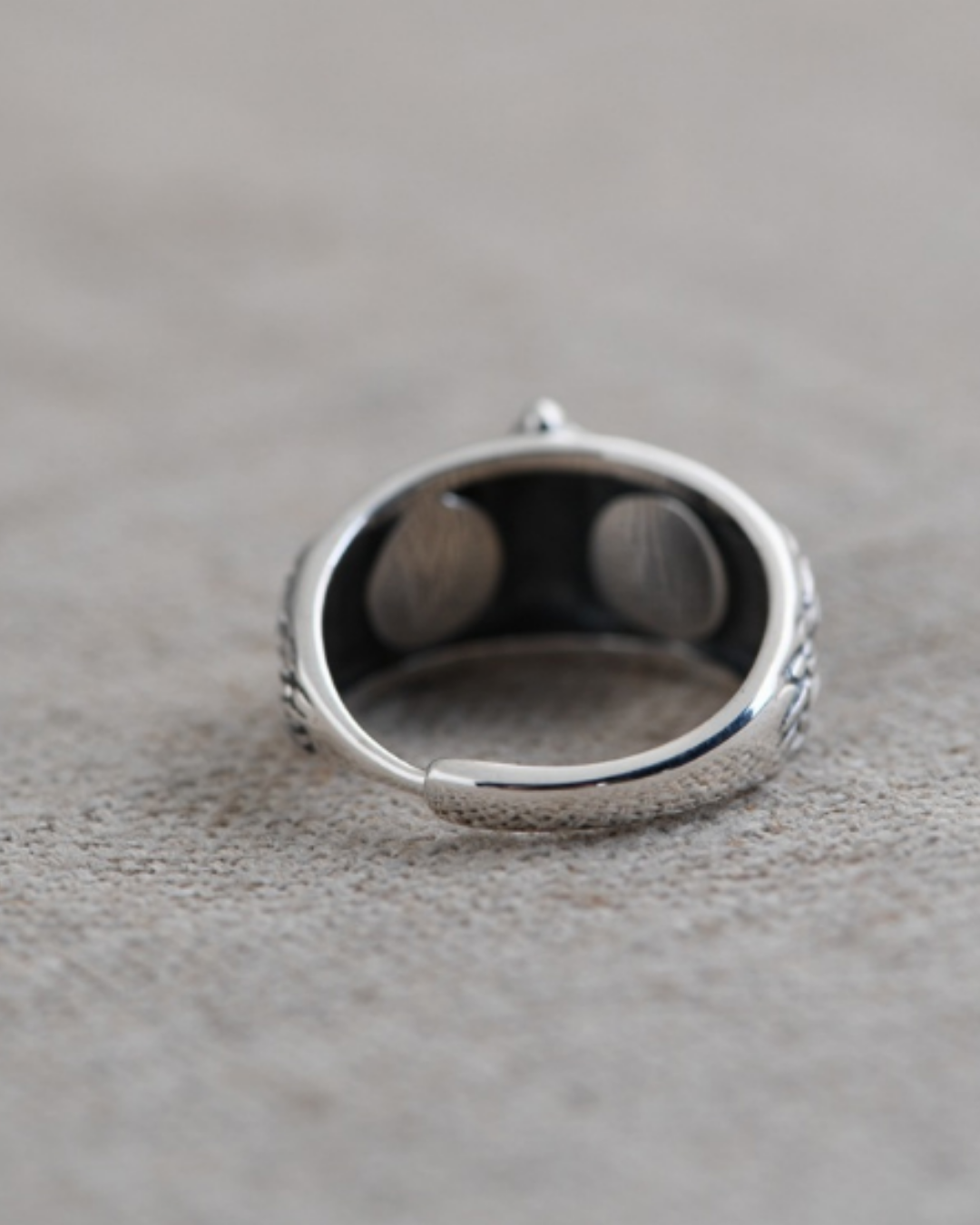 Mystic owl eye ring